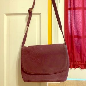 Purple coach handbag